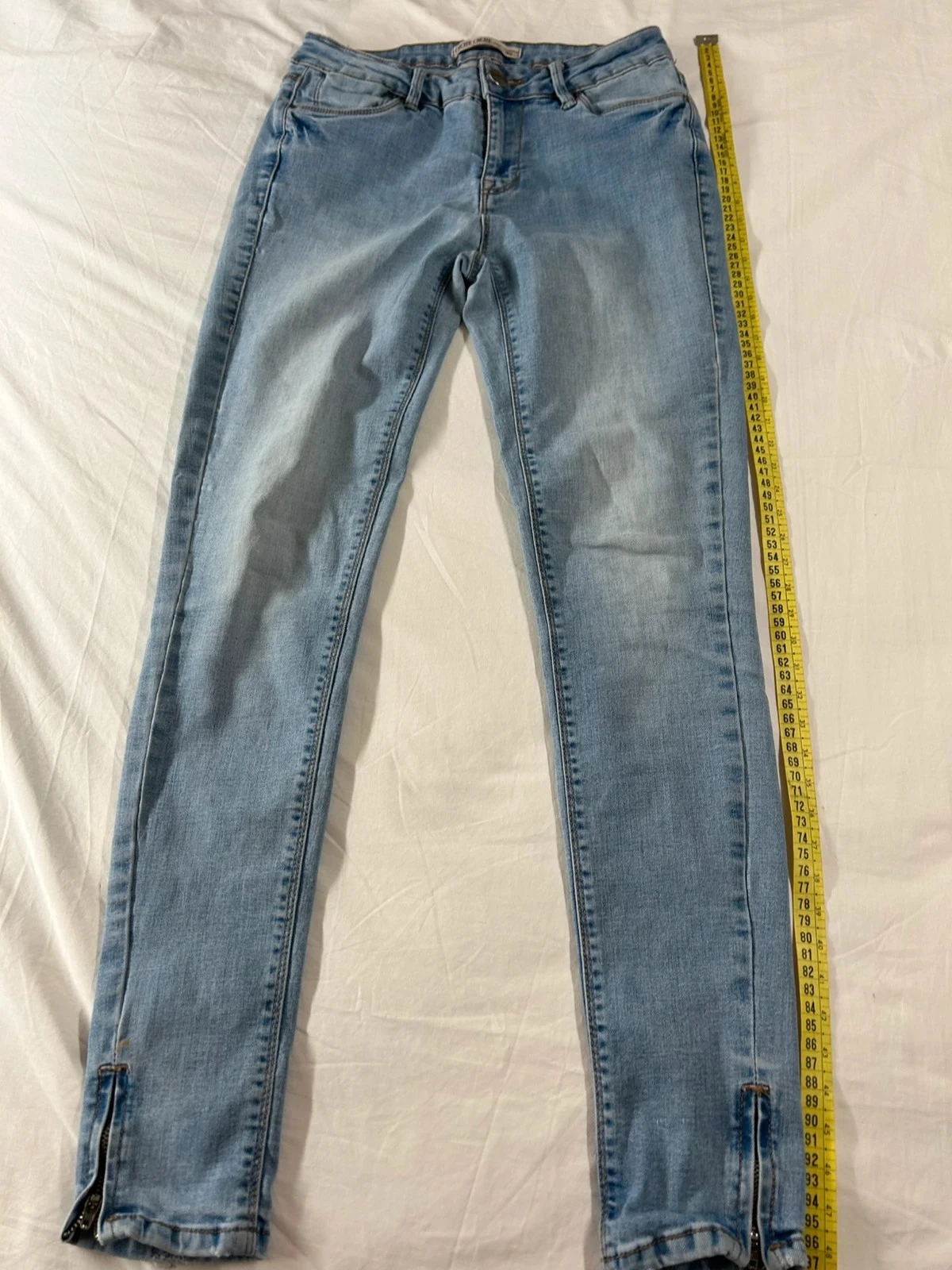 Jean slim azul claro cache cache – photo 2